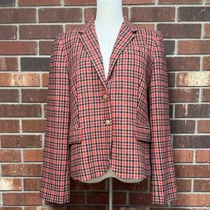 J. Crew Factory Schoolboy Plaid Blazer Size 12